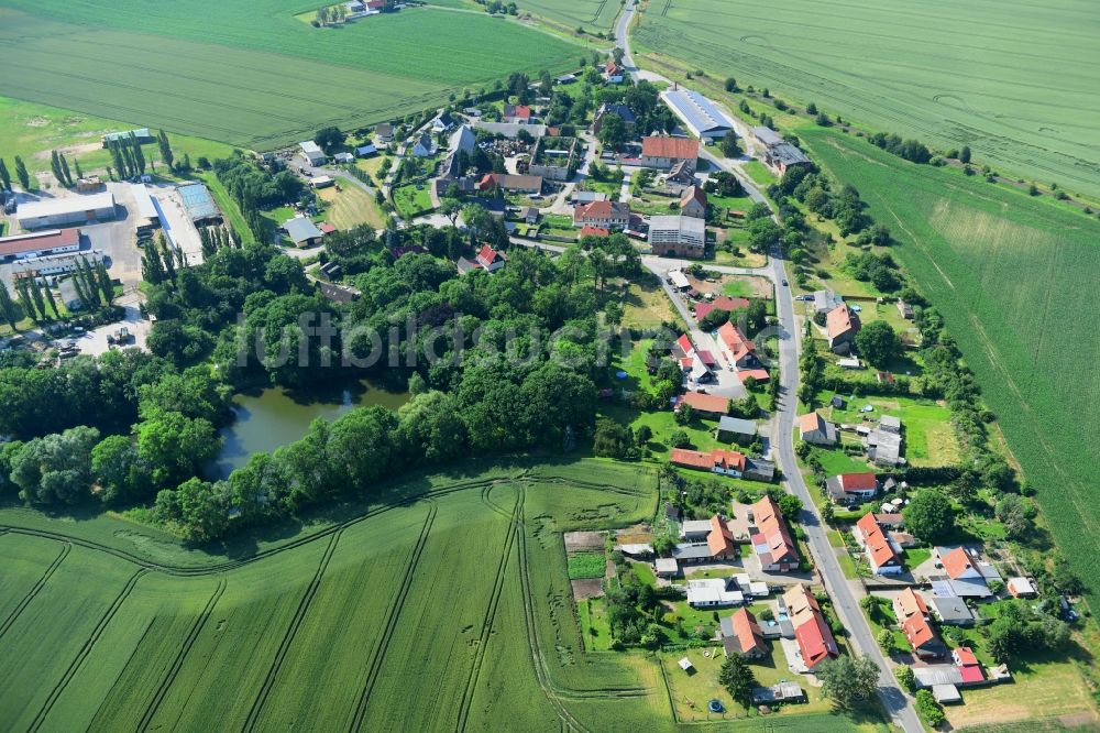 Luftaufnahme Mulmke - Dorfkern in Mulmke im Bundesland Sachsen-Anhalt, Deutschland