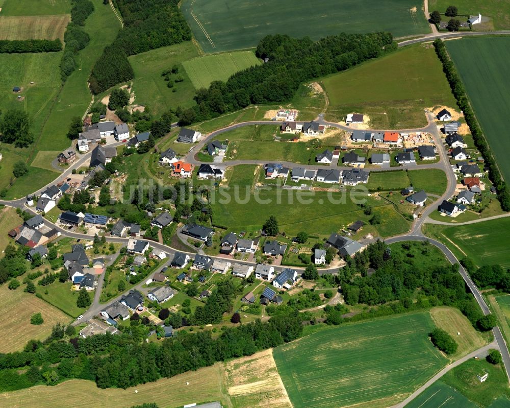 Luftaufnahme Nannhausen - Dorfkern in Nannhausen im Bundesland Rheinland-Pfalz