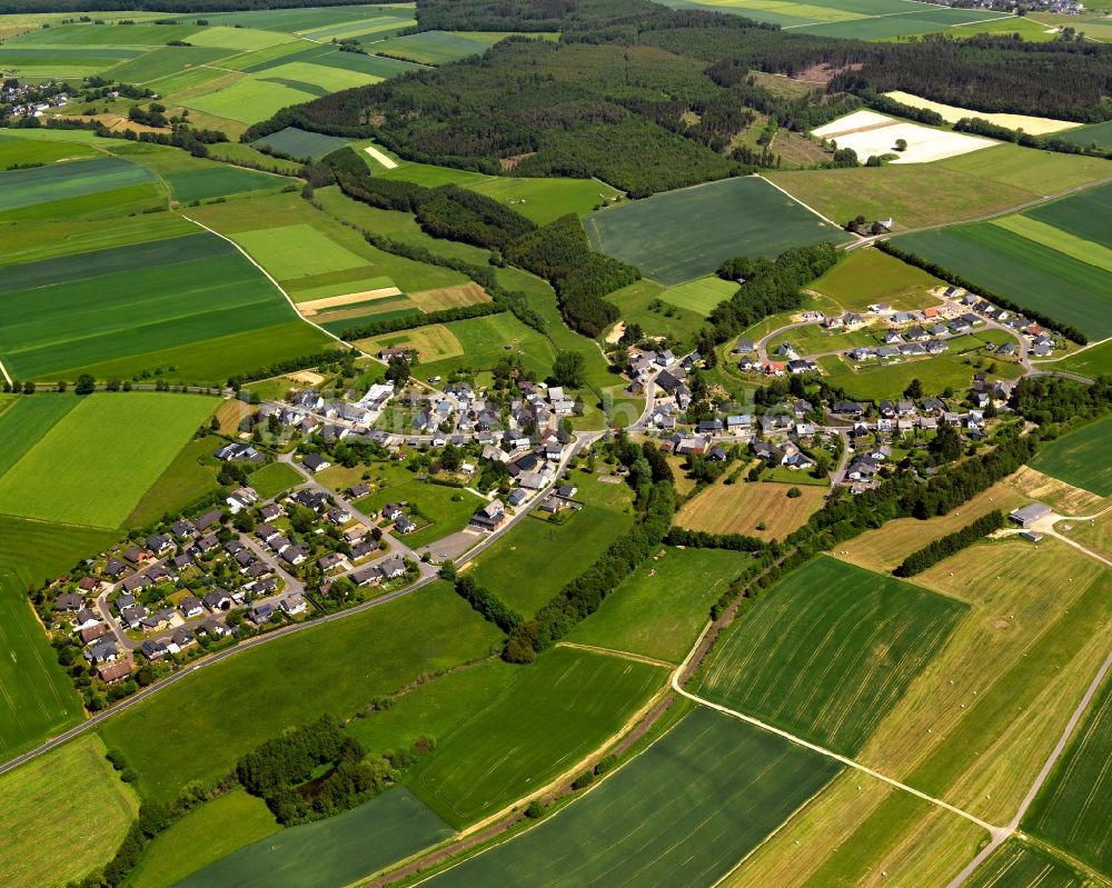 Luftbild Nannhausen - Dorfkern in Nannhausen im Bundesland Rheinland-Pfalz