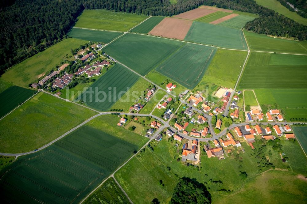 Luftaufnahme Neu-Berich - Dorfkern in Neu-Berich im Bundesland Hessen, Deutschland