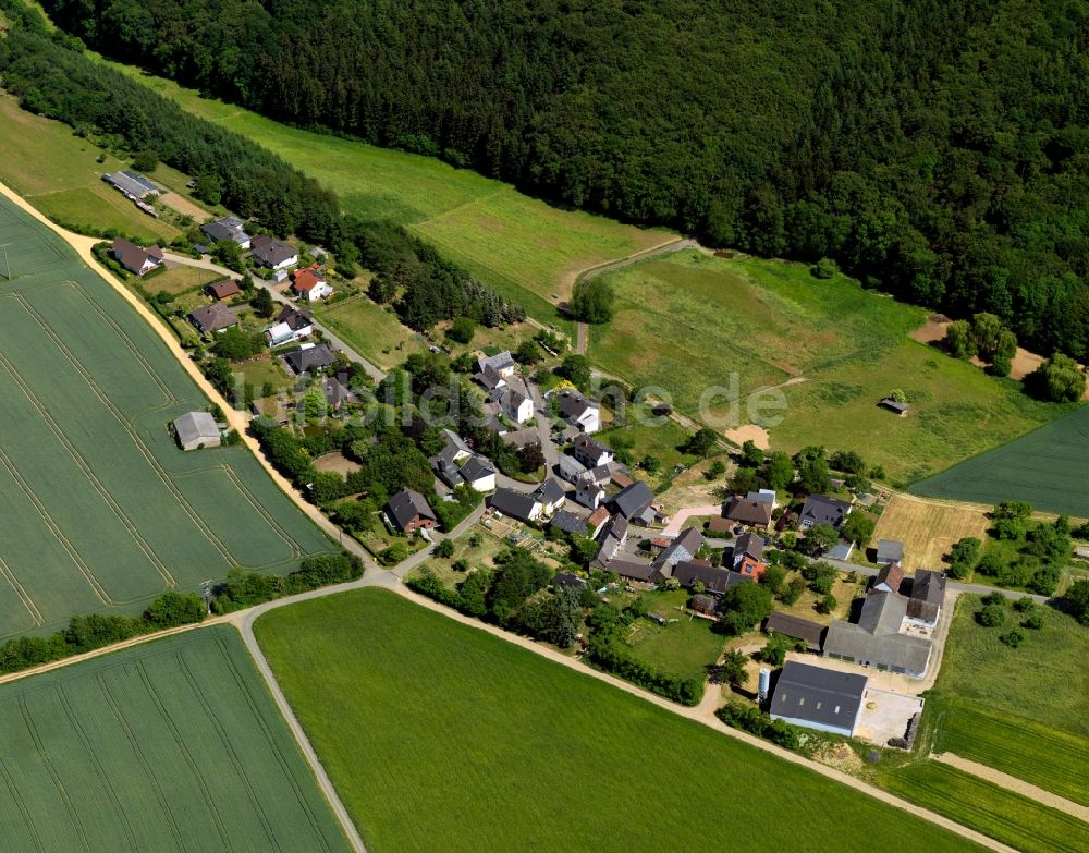 Luftbild Niederzissen, Rodder - Dorfkern in Niederzissen, Rodder im Bundesland Rheinland-Pfalz