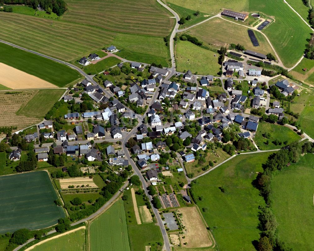 Luftaufnahme Ober Kostenz - Dorfkern in Ober Kostenz im Bundesland Rheinland-Pfalz