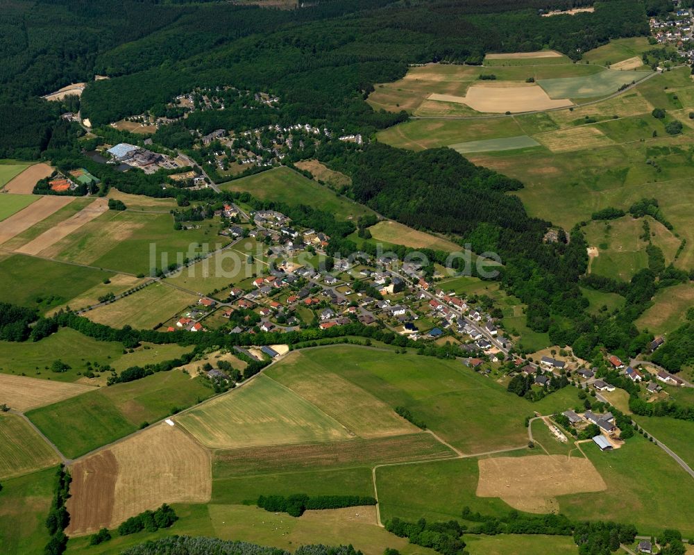 Luftbild Oberhambach - Dorfkern in Oberhambach im Bundesland Rheinland-Pfalz