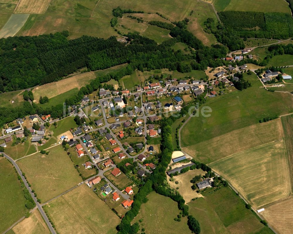 Luftaufnahme Oberhambach - Dorfkern in Oberhambach im Bundesland Rheinland-Pfalz