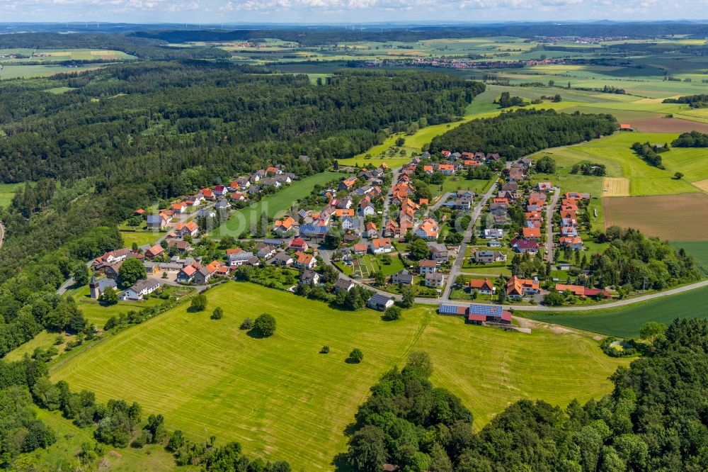 Luftbild Obernburg - Dorfkern in Obernburg im Bundesland Hessen, Deutschland