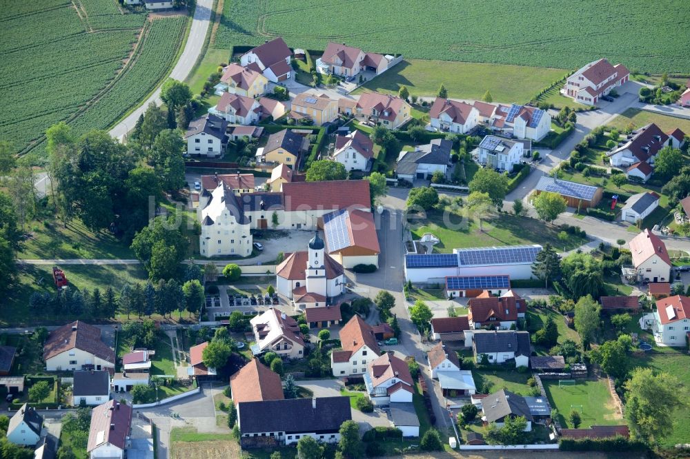 Luftaufnahme Offendorf - Dorfkern in Offendorf im Bundesland Bayern