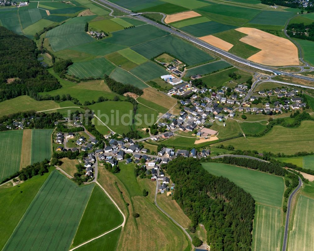 Luftaufnahme Ohlweiler - Dorfkern in Ohlweiler im Bundesland Rheinland-Pfalz