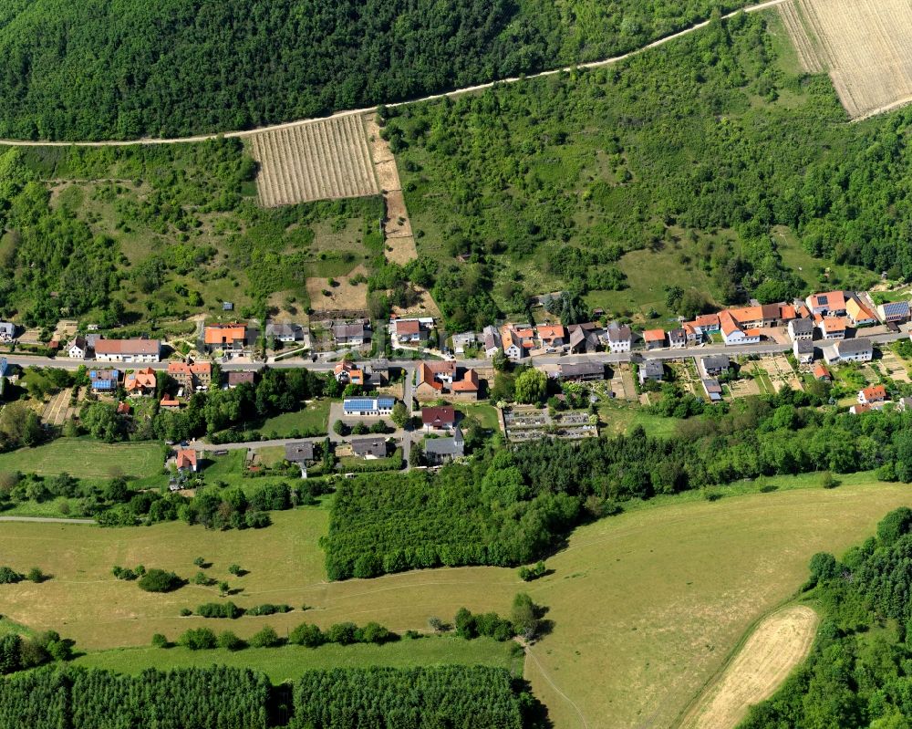 Luftbild Raumbach - Dorfkern in Raumbach im Bundesland Rheinland-Pfalz