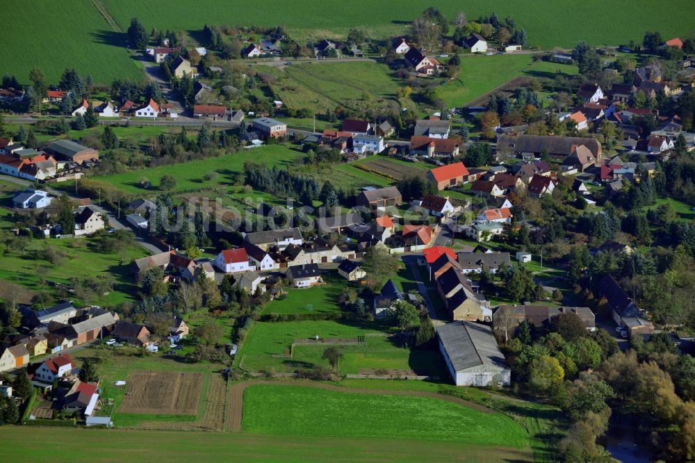 Luftbild Retzau - Dorfkern von Retzau im Bundesland Sachsen-Anhalt