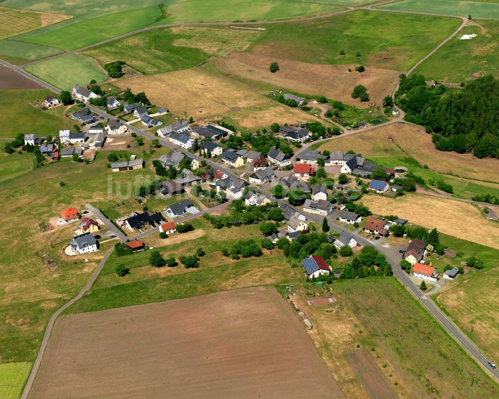 Luftbild Rimsberg - Dorfkern in Rimsberg im Bundesland Rheinland-Pfalz