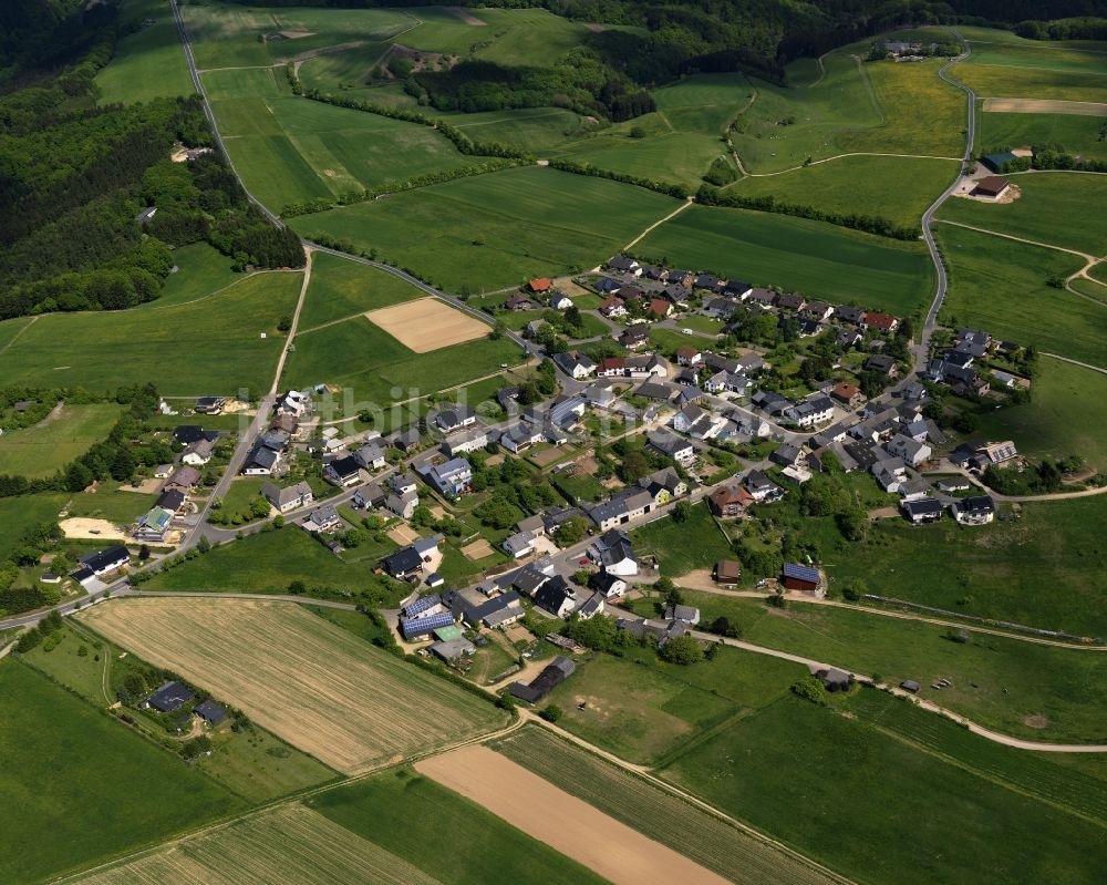 Luftaufnahme Rodder - Dorfkern von Rodder im Bundesland Rheinland-Pfalz