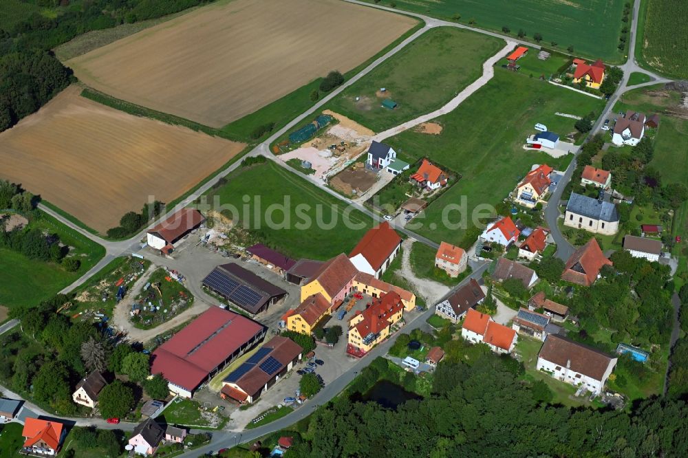 Luftbild Schirnaidel - Dorfkern in Schirnaidel im Bundesland Bayern, Deutschland