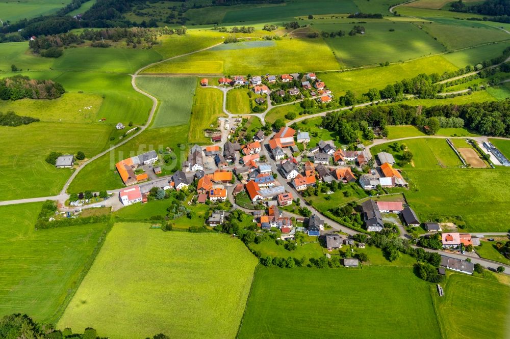 Luftbild Schweinsbühl - Dorfkern in Schweinsbühl im Bundesland Hessen, Deutschland