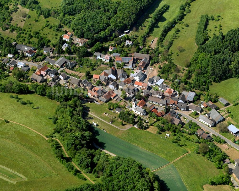 Luftbild Schweinschied - Dorfkern in Schweinschied im Bundesland Rheinland-Pfalz