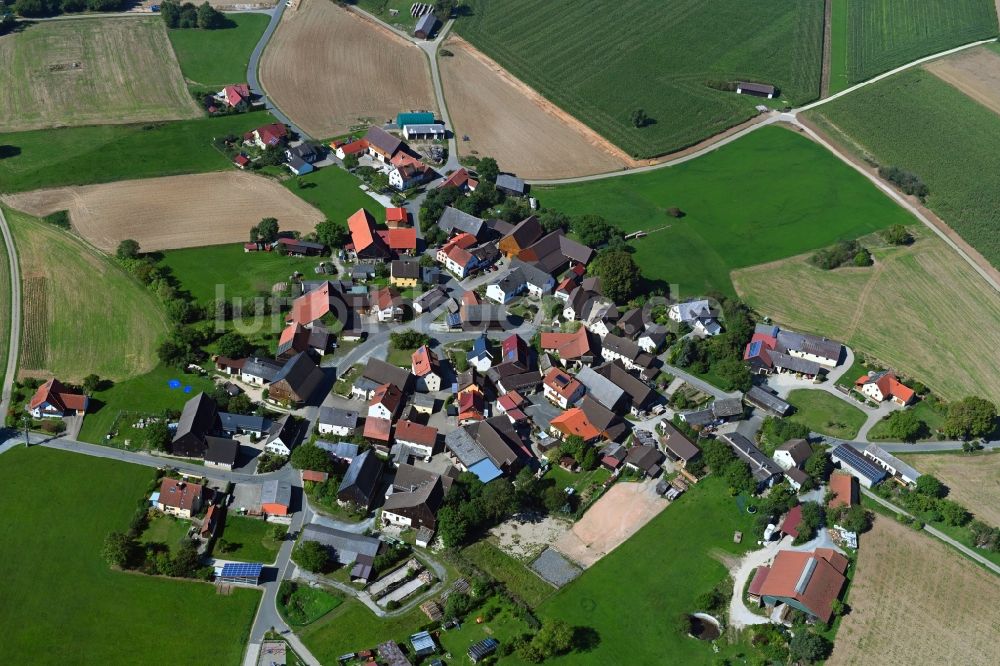 Luftbild Seubersdorf - Dorfkern in Seubersdorf im Bundesland Bayern, Deutschland