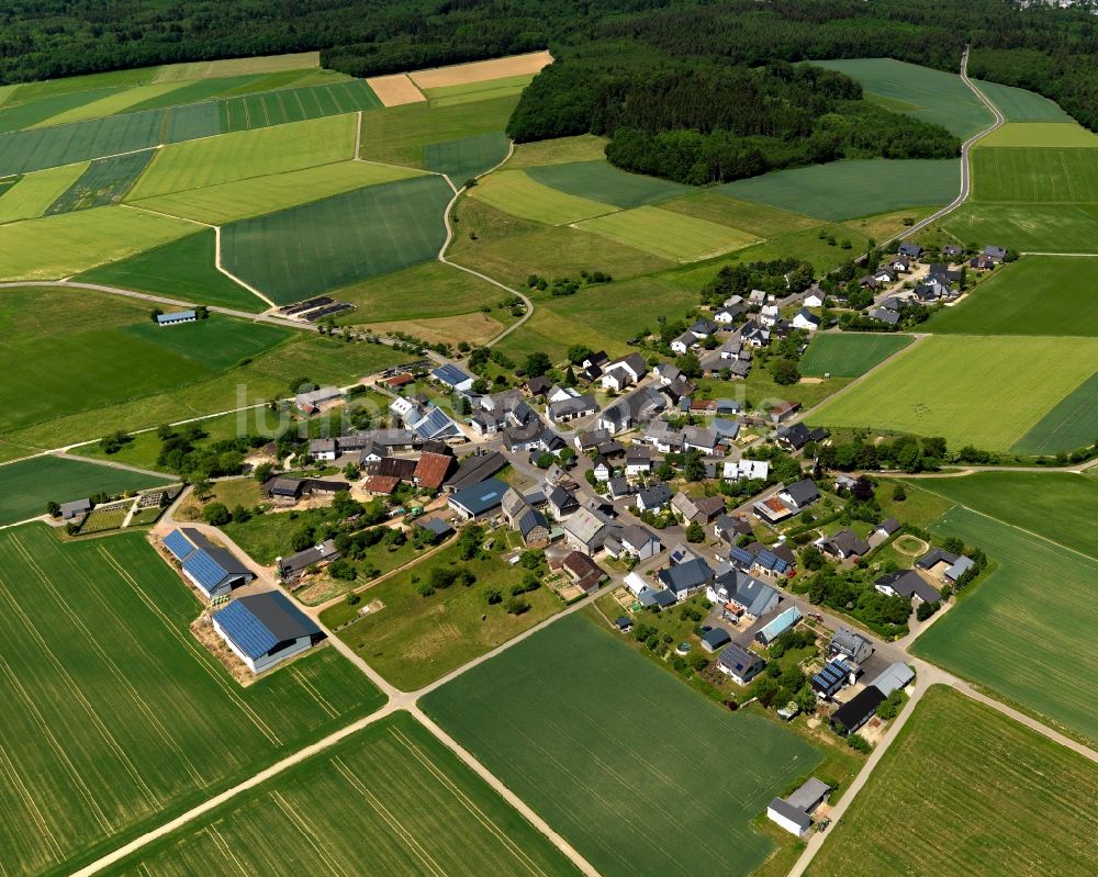 Spesenroth aus der Vogelperspektive: Dorfkern in Spesenroth im Bundesland Rheinland-Pfalz