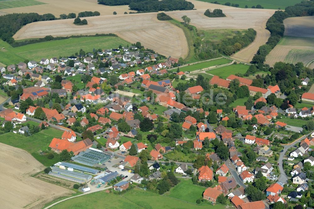 Luftbild Barsinghausen - Dorfkern von Stemmen im Bundesland Niedersachsen