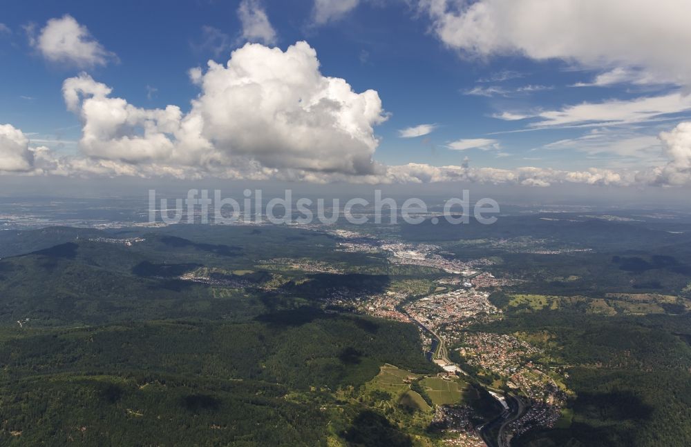 Luftbild Weisenbach - Dorfkern in Weisenbach im Bundesland Baden-Württemberg