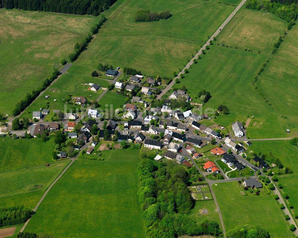 Luftbild Weißenberg, Liebenscheid - Dorfkern in Weißenberg, Liebenscheid im Bundesland Rheinland-Pfalz