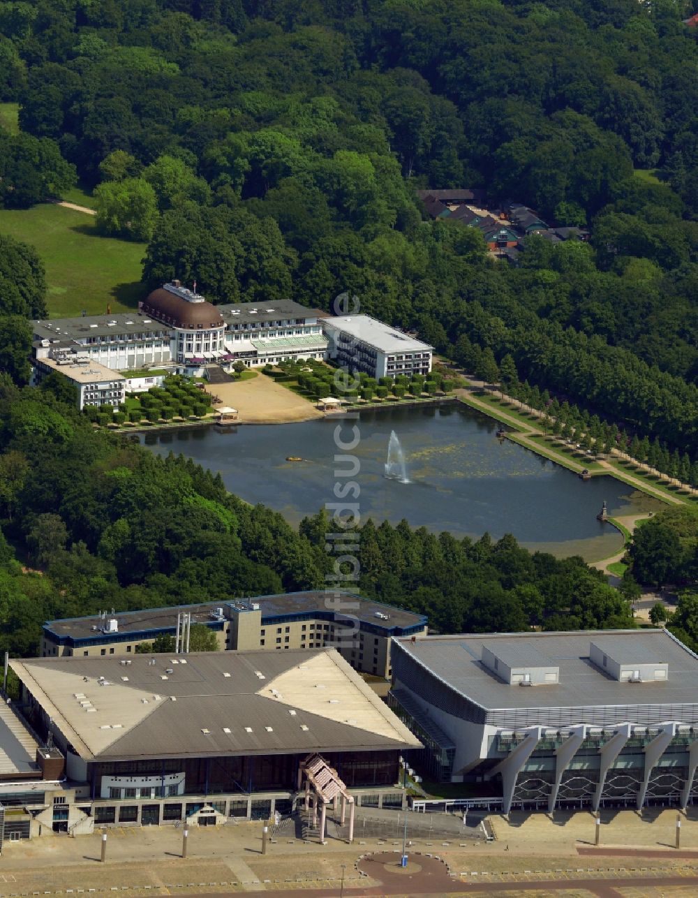 Bremen aus der Vogelperspektive: Dorint Park Hotel in Bremen