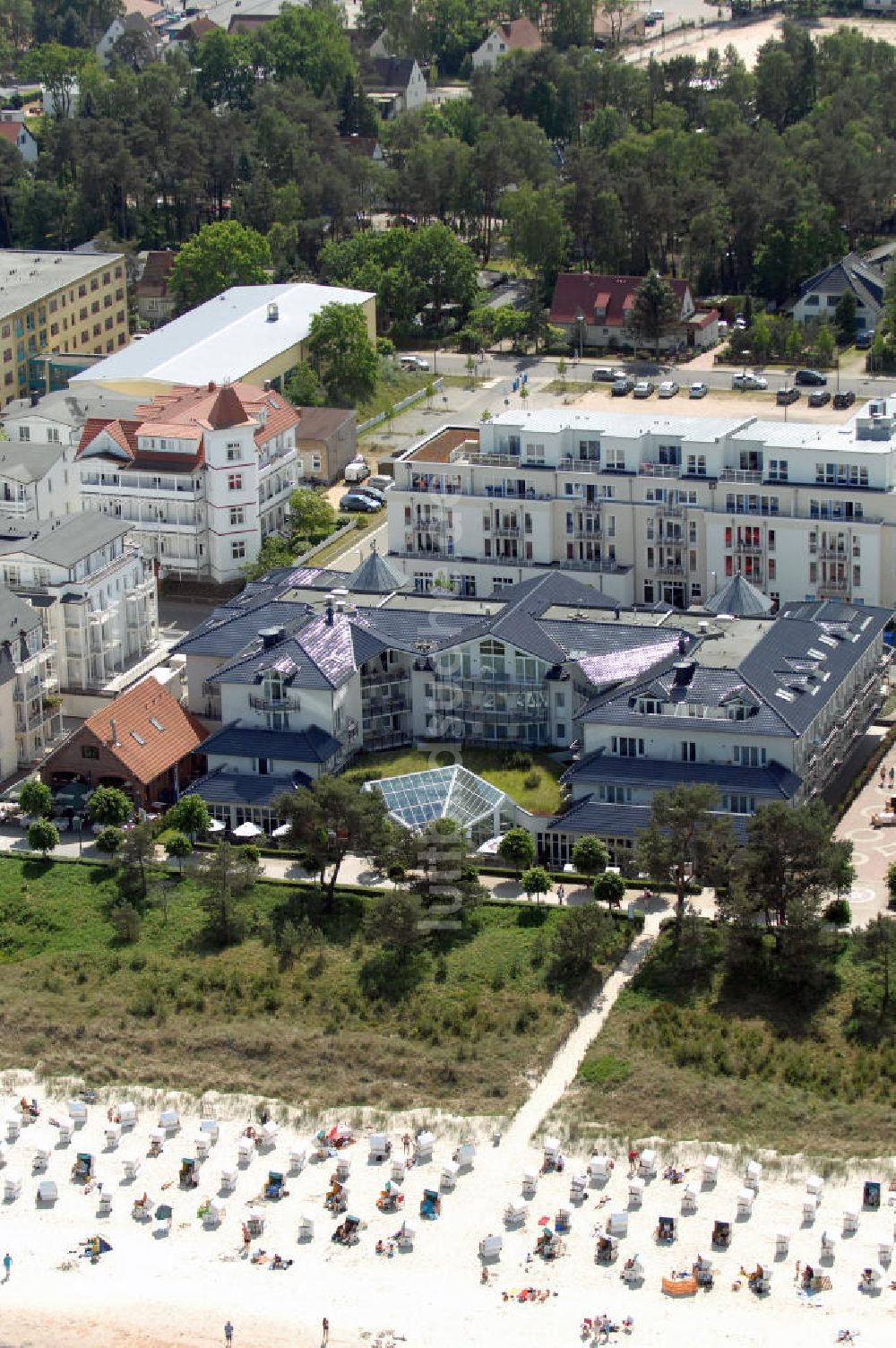 Luftaufnahme Binz - Dorint Strandhotel Binz / Rügen