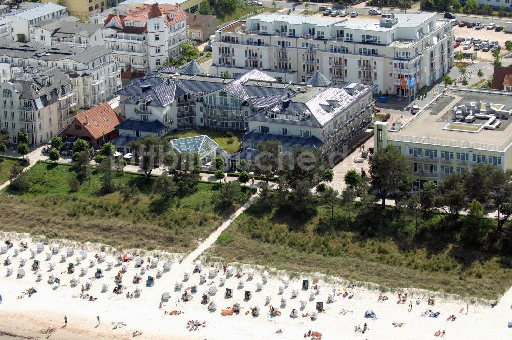 Binz aus der Vogelperspektive: Dorint Strandhotel Binz / Rügen