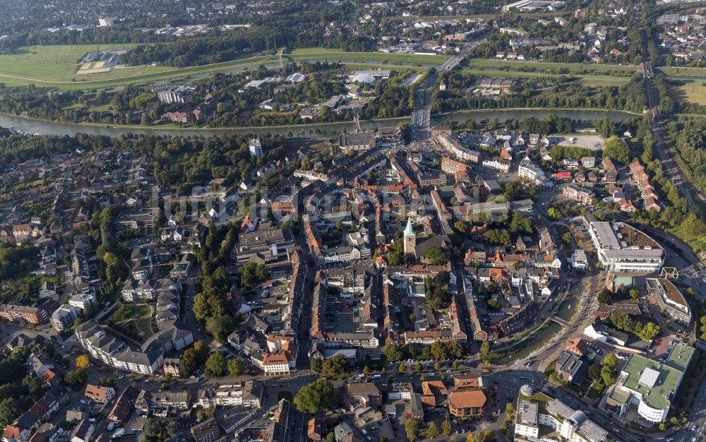 Dorsten von oben - Dorsten Mitte im Ruhrgebiet in Nordrhein-Westfalen