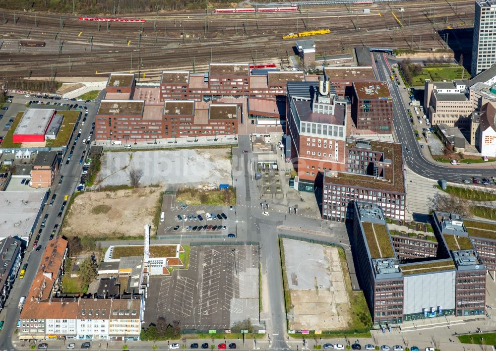 Dortmund aus der Vogelperspektive: Dortmunder U am Emil-Moog-Platz in Dortmund im Bundesland Nordrhein-Westfalen