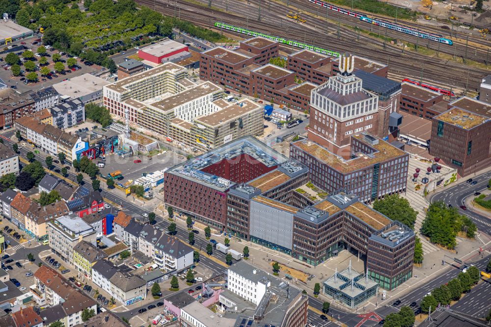 Dortmund von oben - Dortmunder U am Emil-Moog-Platz in Dortmund im Bundesland Nordrhein-Westfalen