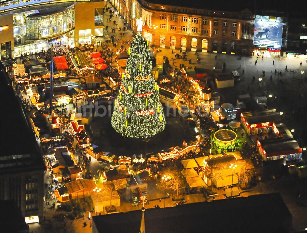 Luftaufnahme Dortmund - Dortmunder Weihnachtsmarkt