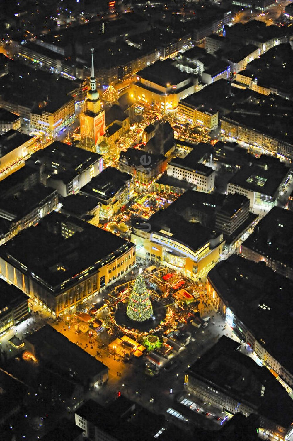 Dortmund aus der Vogelperspektive: Dortmunder Weihnachtsmarkt