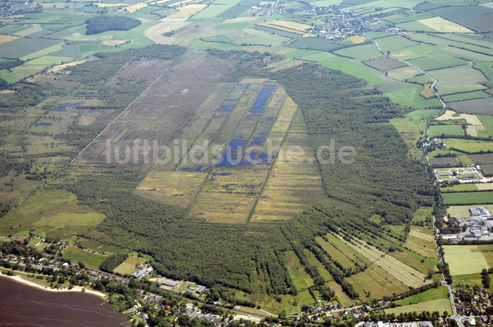 Neumünster von oben - Dosenmoor bei Neumünster in Schleswig-Holstein