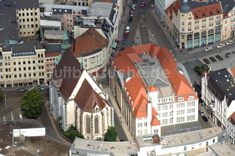 Görlitz von oben - Dreifaltigkeitskirche Görlitz