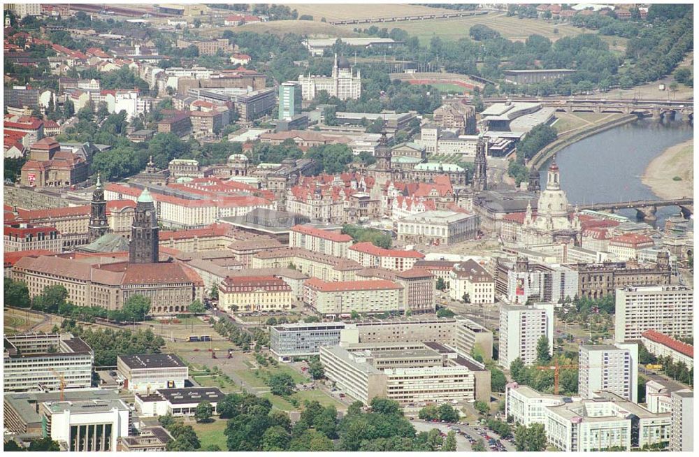 Dresden aus der Vogelperspektive: , Dresden