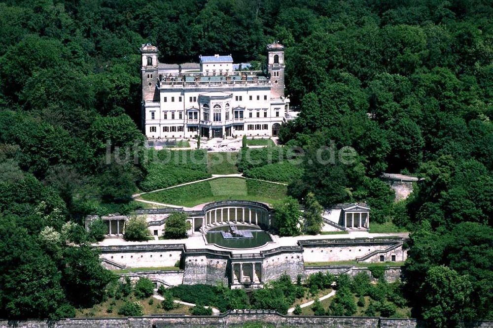 Luftbild Dresden - Dresden Elbufer / Schloß Albrechtsburg Tel.: 0351 8045655