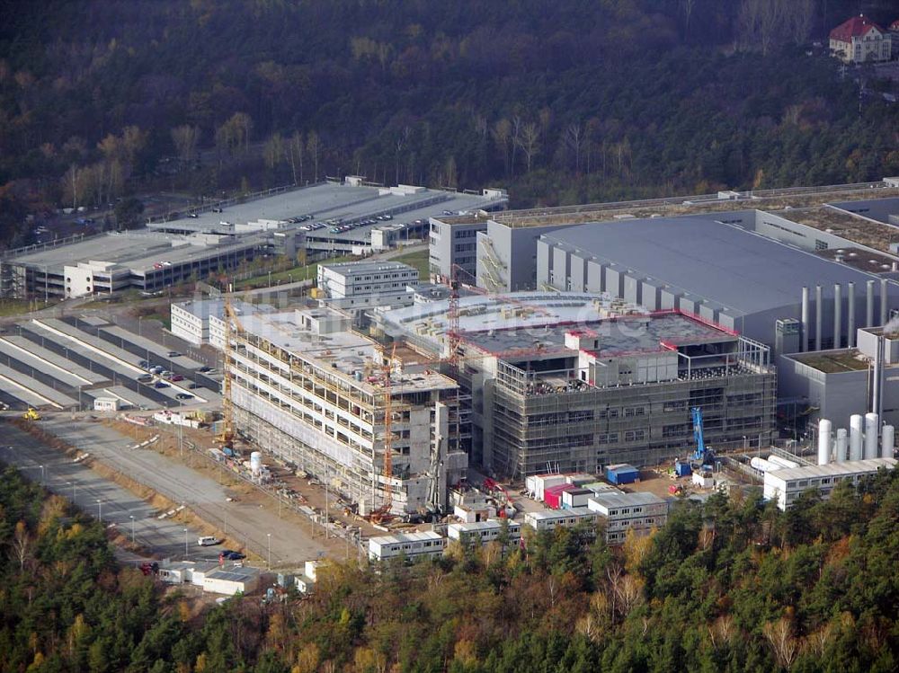 Luftbild Dresden - 14.11.2004 Dresden Erweiterungsbau Infinion Chipfabrik Dresden