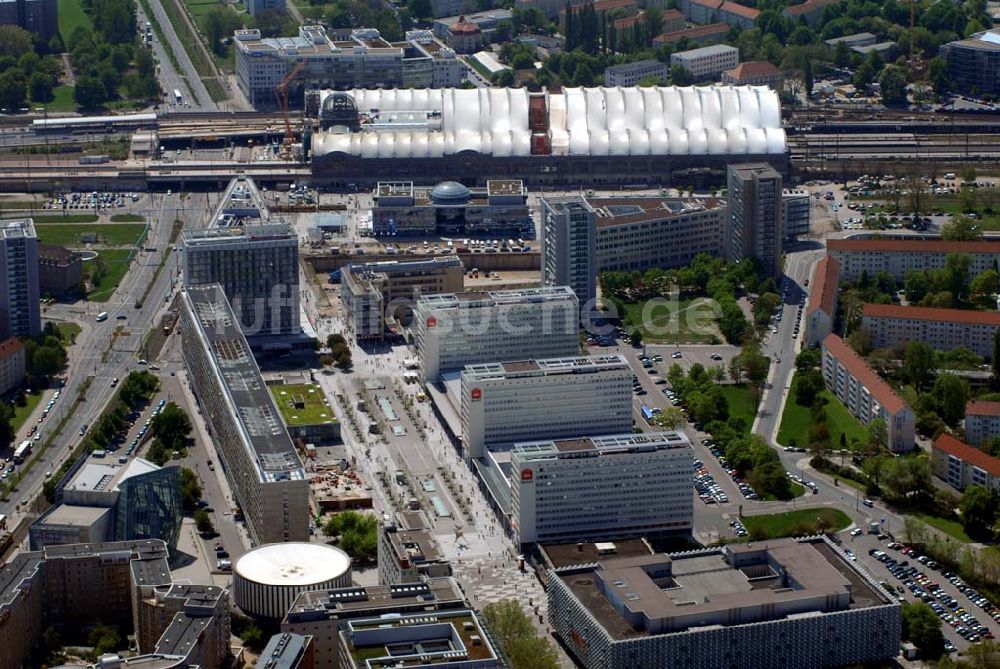 Dresden von oben - Dresden Hauptbahnhof