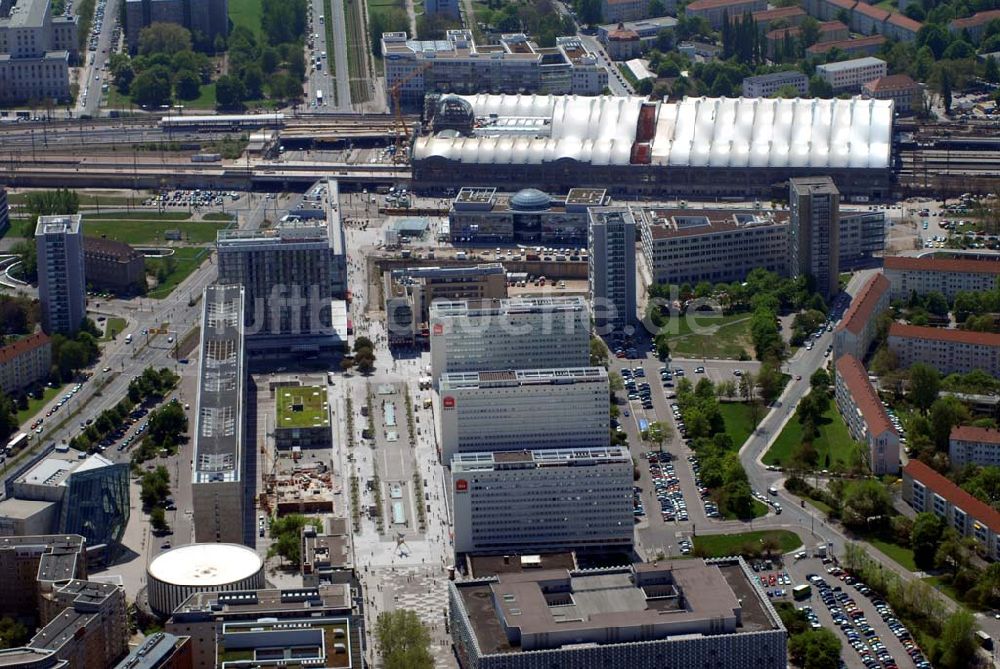 Dresden aus der Vogelperspektive: Dresden Hauptbahnhof