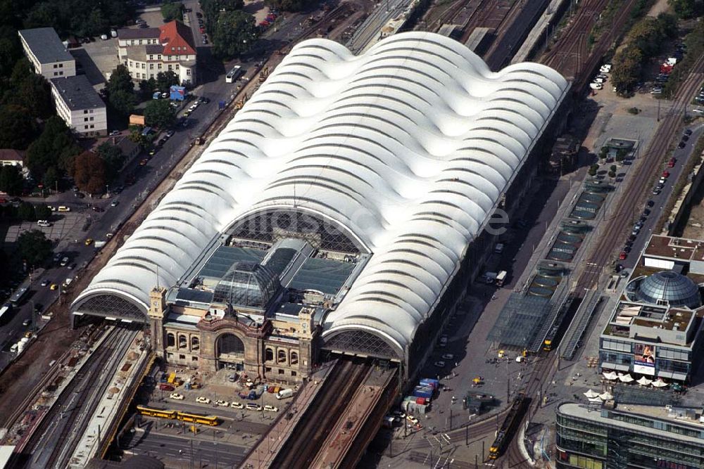 Luftbild Dresden - Dresden Hauptbahnhof