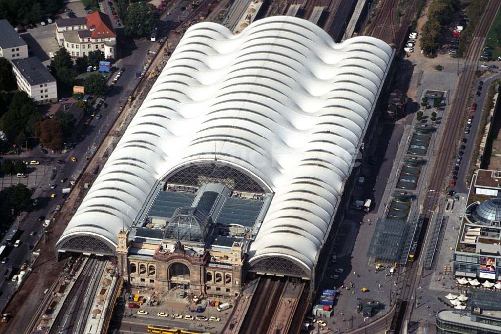 Luftaufnahme Dresden - Dresden Hauptbahnhof