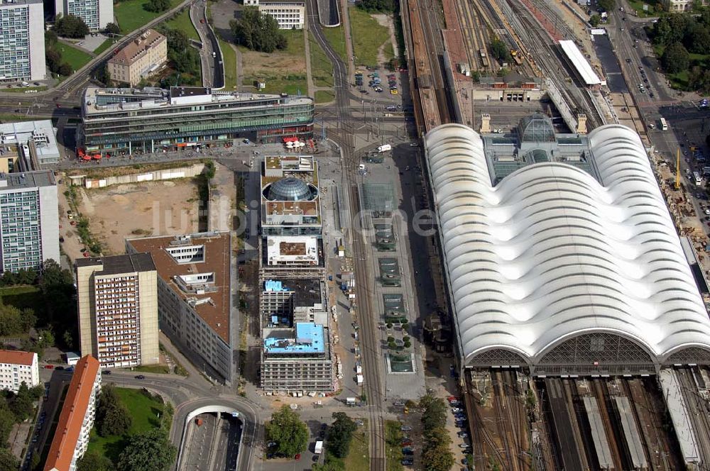 DRESDEN aus der Vogelperspektive: Dresden Hauptbahnhof