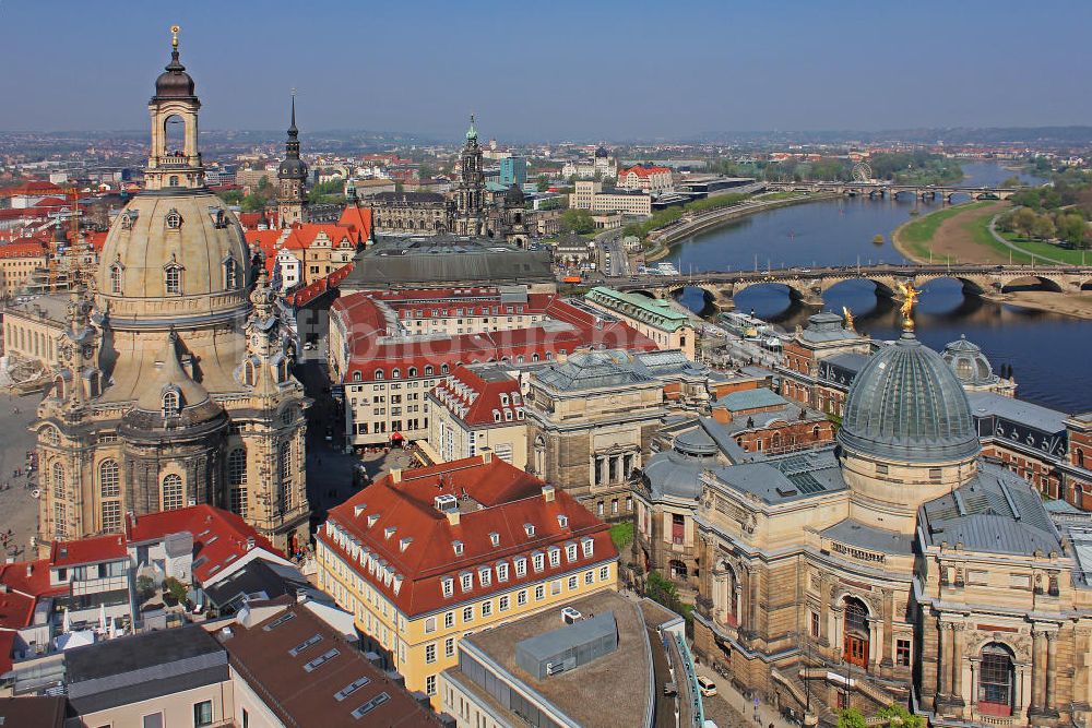 Luftaufnahme Dresden - Dresdner Altstadt