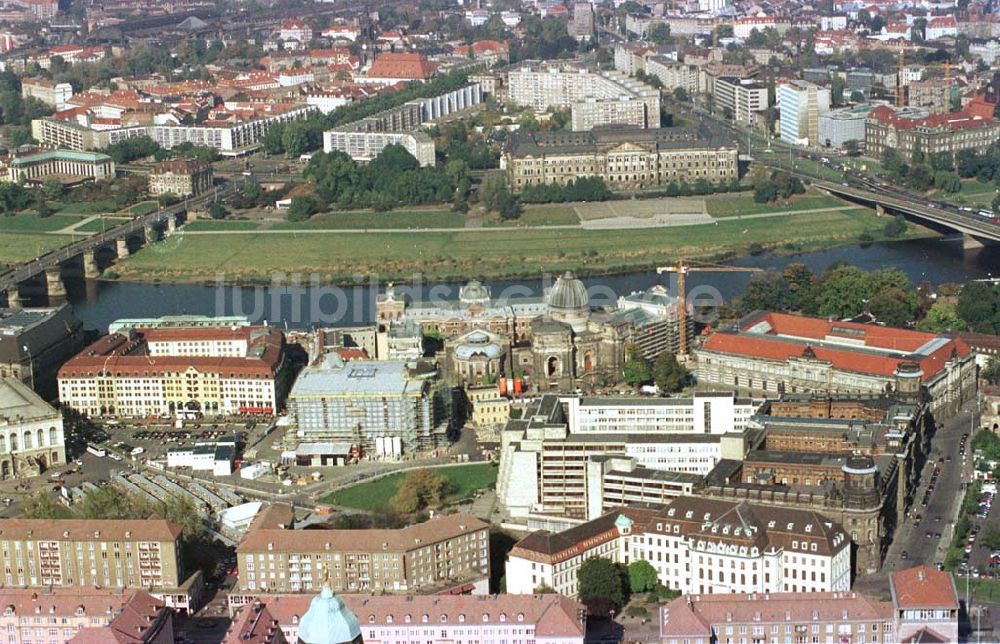 Luftaufnahme Dresden - Dresdner Altstadt