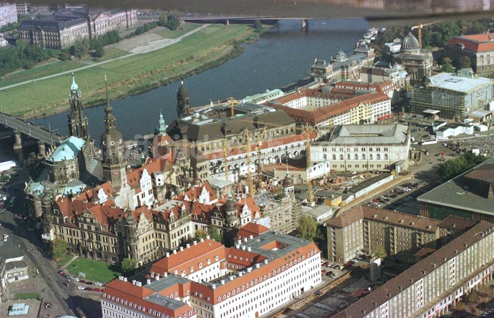 Luftbild Dresden - Dresdner Altstadt