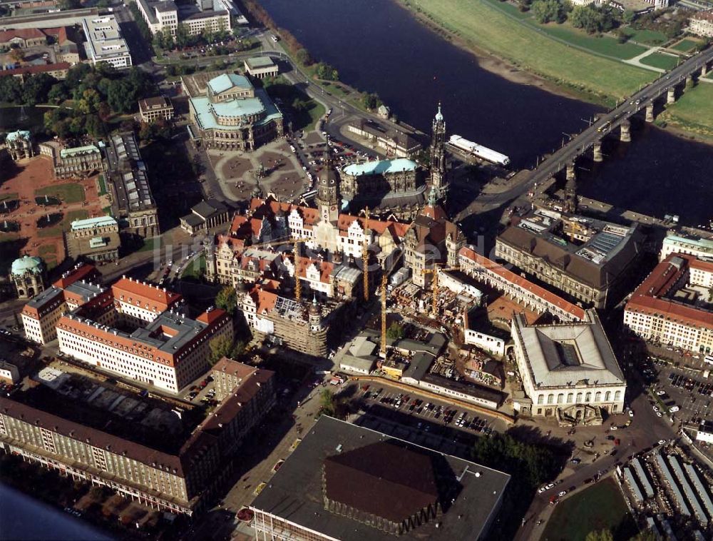 Luftbild Dresden - Dresdner Altstadt