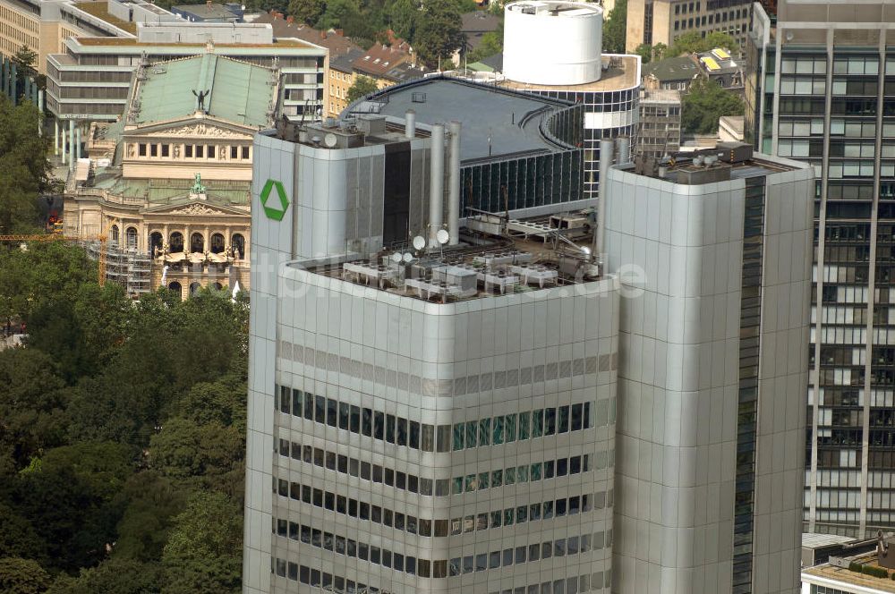 Luftaufnahme Frankfurt am Main - Dresdner-Bank-Hochhaus in Frankfurt / Main