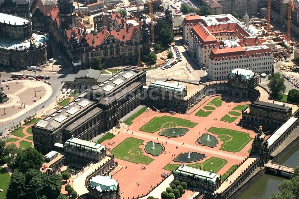 Dresden aus der Vogelperspektive: Dresdner Zwinger