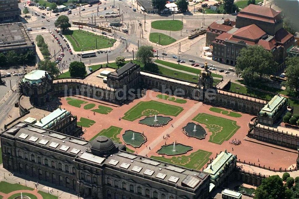 Luftaufnahme Dresden - Dresdner Zwinger