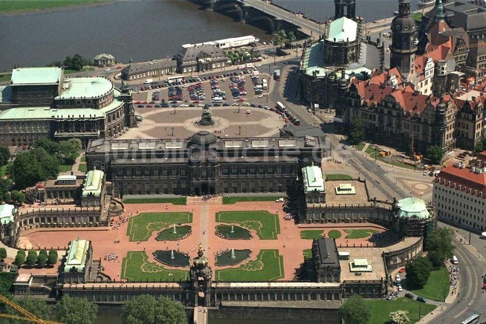 Dresden aus der Vogelperspektive: Dresdner Zwinger