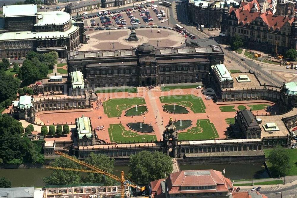 Luftaufnahme Dresden - Dresdner Zwinger